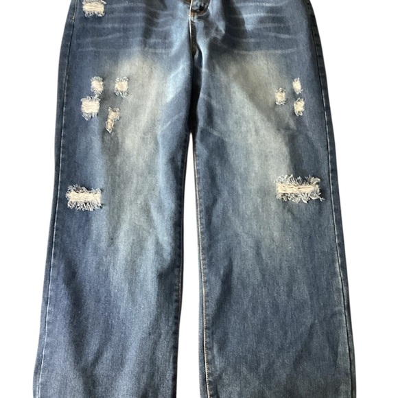 Denim - Distressed Blue Jeans